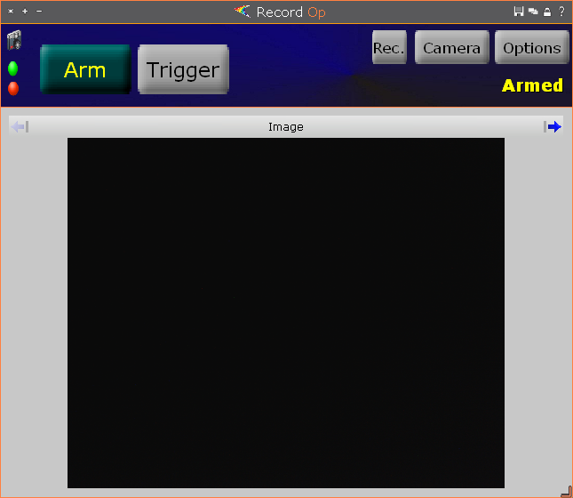 screen shot of the record images softwarand video software